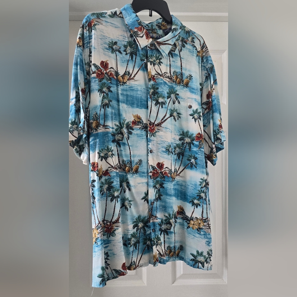 Mens 3x Hawaiian Beach shirt